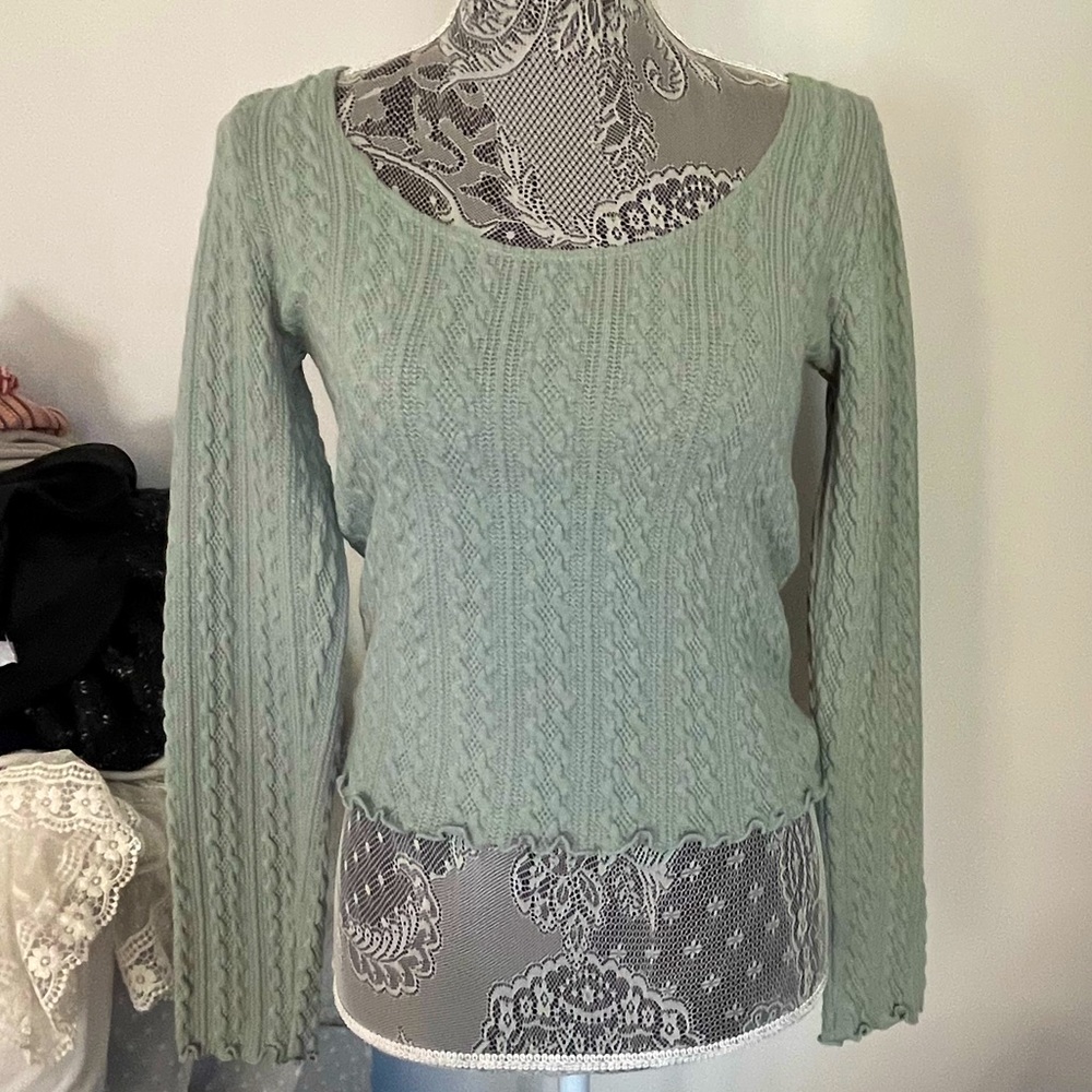 Patterned Sweater top